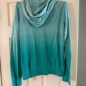 Nike Red Tag Teal Tie Dye Full Zip Hoodie